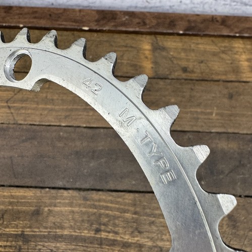 Vintage Sugino 42T Chainring 144 BCD M-Type Japan 42 Tooth Road Bike Alloy - Picture 9 of 12