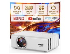 Smart Projector with Wifi and Bluetooth, Proyector-4K Support Official Licensed