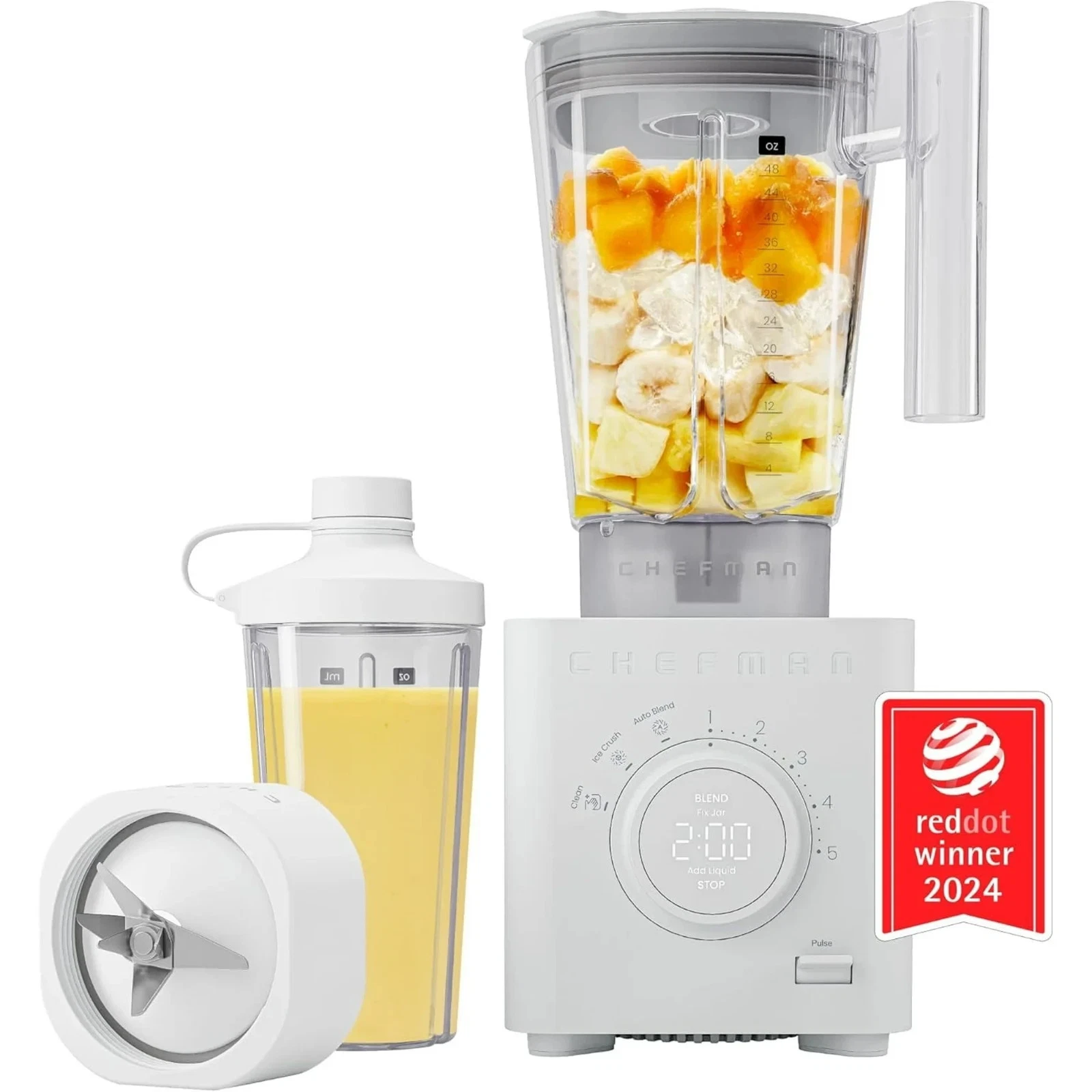 Chefman Obliterator 1380W Countertop Blender (Concrete Color) **NEW**