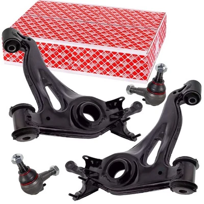 FEBI BILSTEIN 2 FEBI QUERLENKER + TRAGGELENKE VORNE UNTEN passend für MERCEDES W202 C208 R170