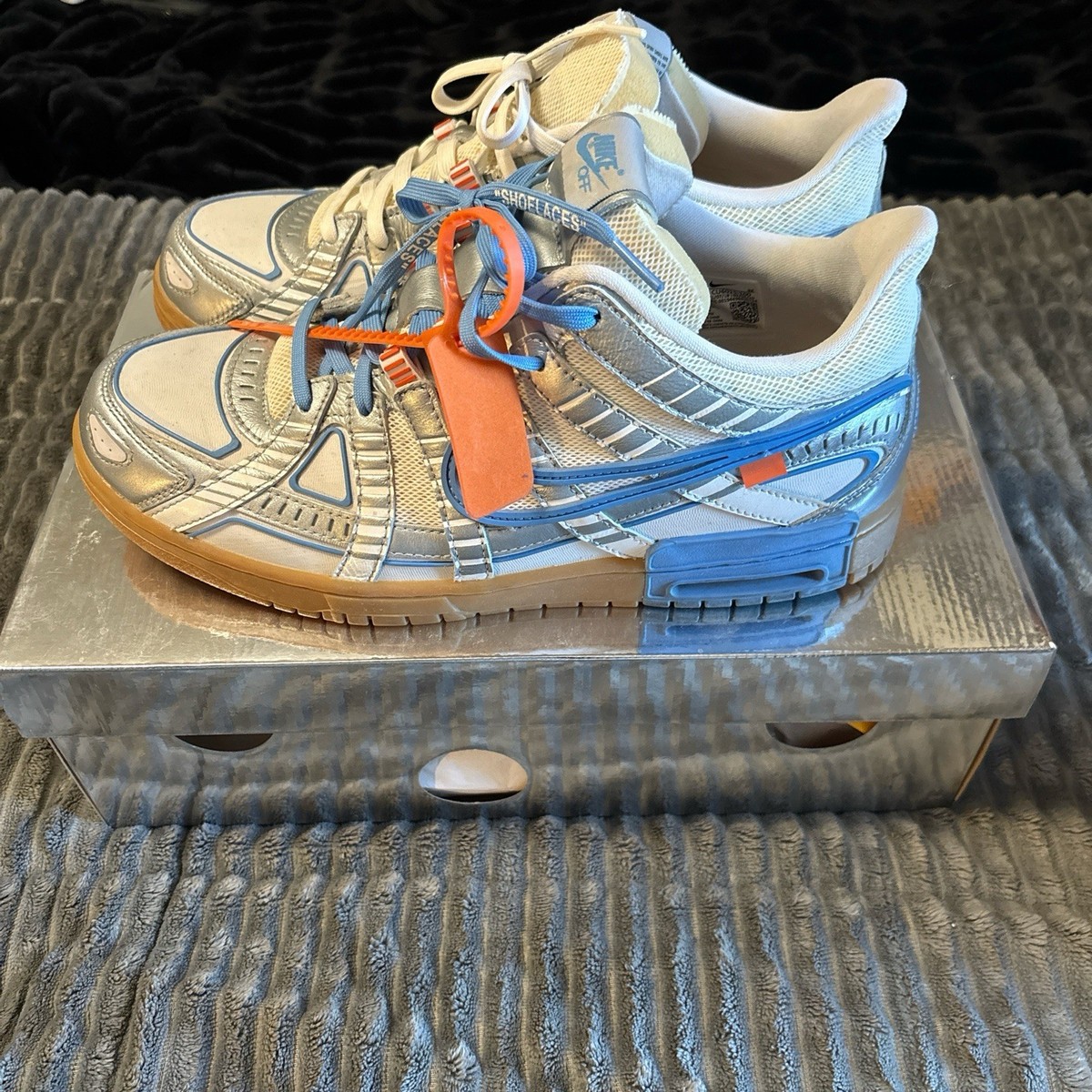 Nike Air Rubber Dunk Off-White University Blue 2020 Men's Sneaker