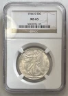 1946-S Walking Liberty Half Dollar   NGC MS65