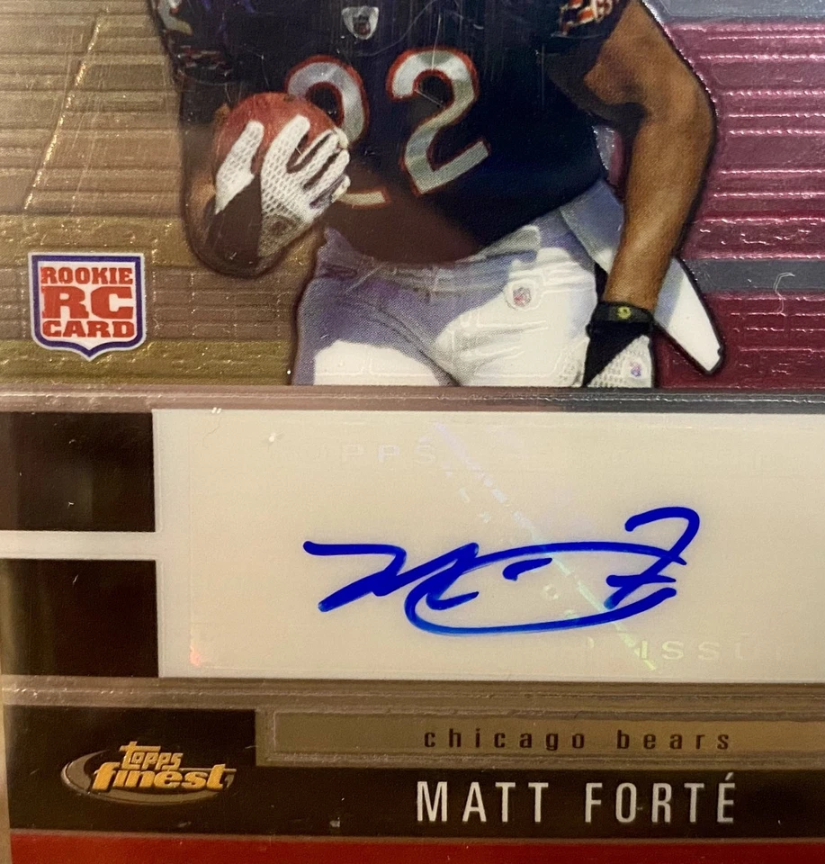 Matt Forte RC AUTO BGS 9.5/10 auto w/10 Subgrade 2008 Finest #114 FREE SHIP - Image 2 of 4