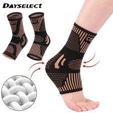 Copper Fiber Ankle Support Sleeve Breathable Sweat Absorbing Compression Guard