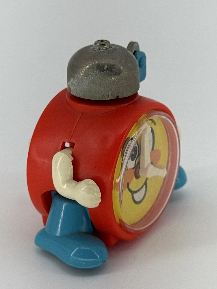 20 世纪 70 年代 TOMY 新加坡发条玩具滚动闹钟 — 第 3/4 张图片