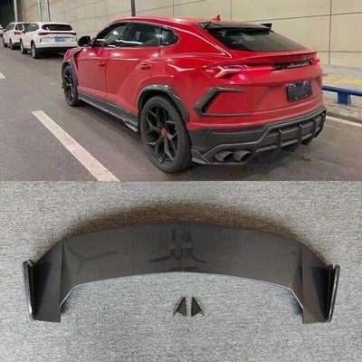 Carbon Fiber Rear Trunk Upper Roof Spoiler Wing For Lamborghini Urus Top Style
