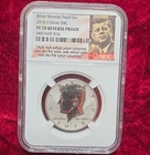Kennedy Silver Half Dollar 50C NGC PF70 2018-S Reverse Proof