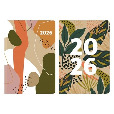EVELAY LTD 2026 A5 or Slim Eco 100% Fully Recyclable Diary Planner Week To View Full Year