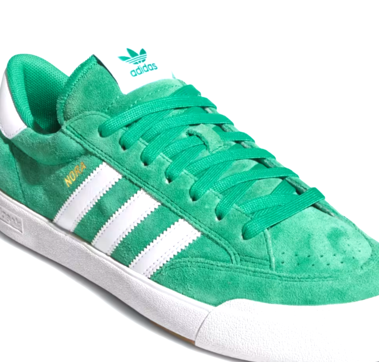 ADIDAS Nora Vasconcellos Green White Men's size 9~12 SKATE SHOES