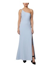 LAUNDRY Womens Light Blue Lined Sleeveless Full-Length Formal Gown Dress 2
