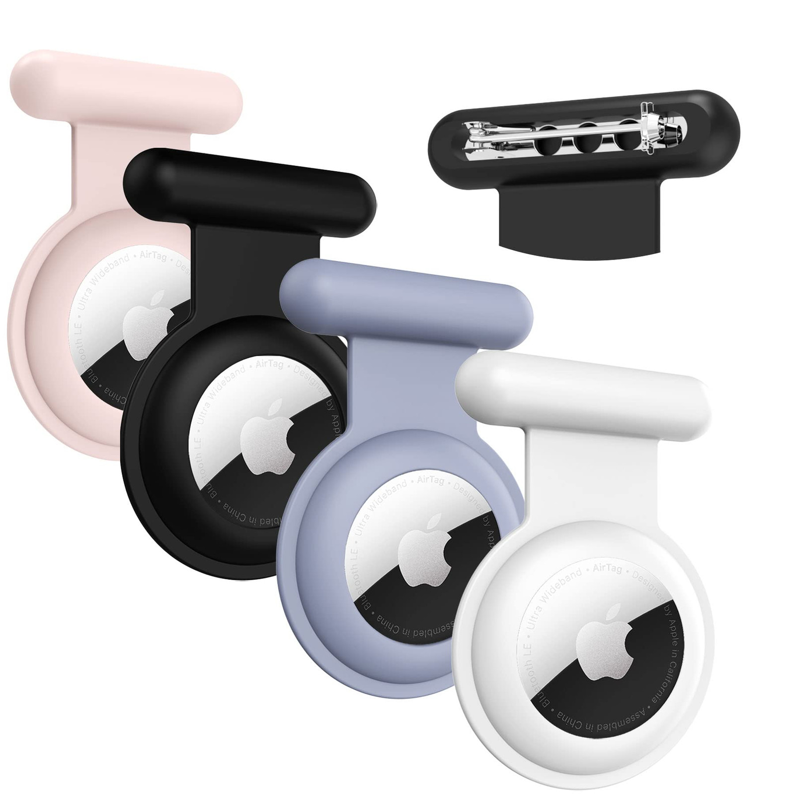 Durable Apple AirTag Holder for Kids 4-Pack Hidden GPS Tracker Case