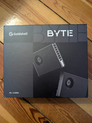 Goldshell BYTE AL Card used condition Alephium miner for use with GoldShell BYTE