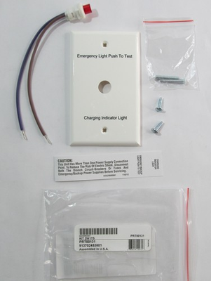 #ad #ad NEW BODINE PRT00131 2W ITS EMERGENCY INDICATOR LIGHT TEST SWITCH ON WALL PLATE $21.50