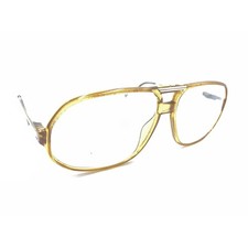 Carrera Vintage Translucent Brown Gold Aviator Eyeglasses Frames Men Women