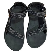 Teva Kids Hurricane XLT2 Sport Sandals Black Grey Geometric Gorpcore Size 2
