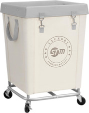 Commercial Laundry Hamper with Heavy Duty Steel Frame, 160 L Industrial Laundry