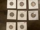 Buffalo Nickels (lot of 8) 1936 P x1;  1936 D x2;  1937 P x3;  1937 D x2;  Good+