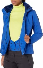 Obermeyer Tuscany II Ski Jacket Puffer Coat, Women’s Medium, Blue