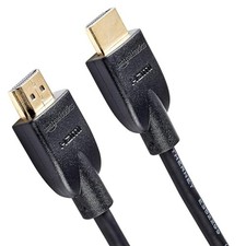 AMAZON BASICS HDMI CABLE 4K 60HZ HIGH-SPEED 4K HDMI 2.0 CORD 25FT - BLACK