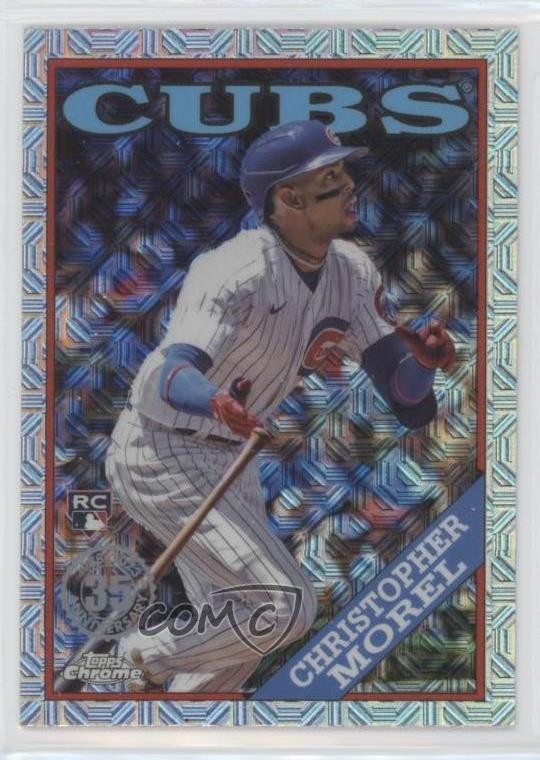 2023 Series 1 1988 Topps Chrome Silver Pack Christopher Morel #T88C-4 0xe0