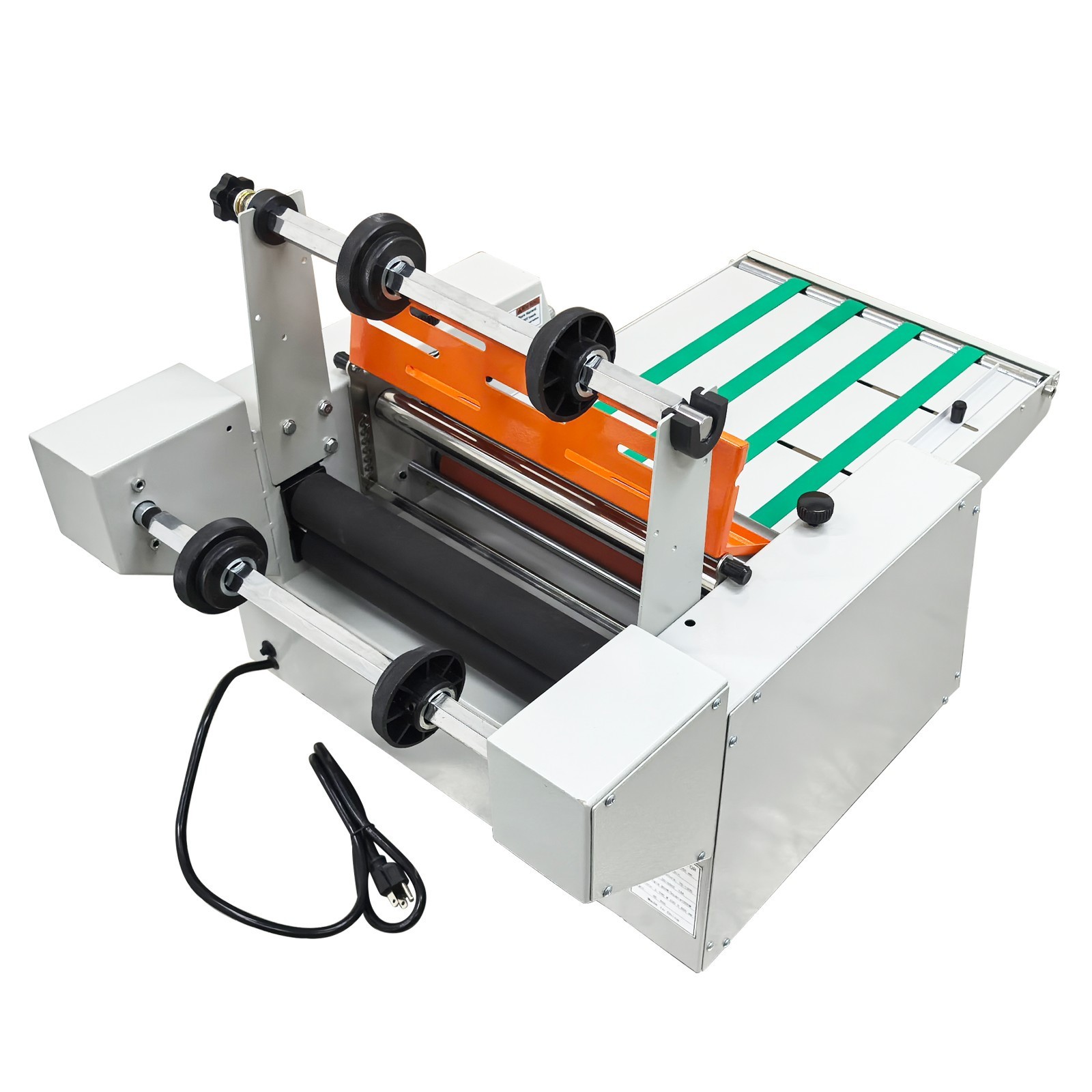 13'' Electric Steel Roller Thermal Laminator Single&Double Sided Laminating 110V