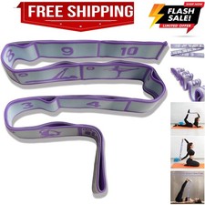 Stretch Bands for Exercise, Elastic Yoga Stretching Strap, Flex Strap 10 Loop...