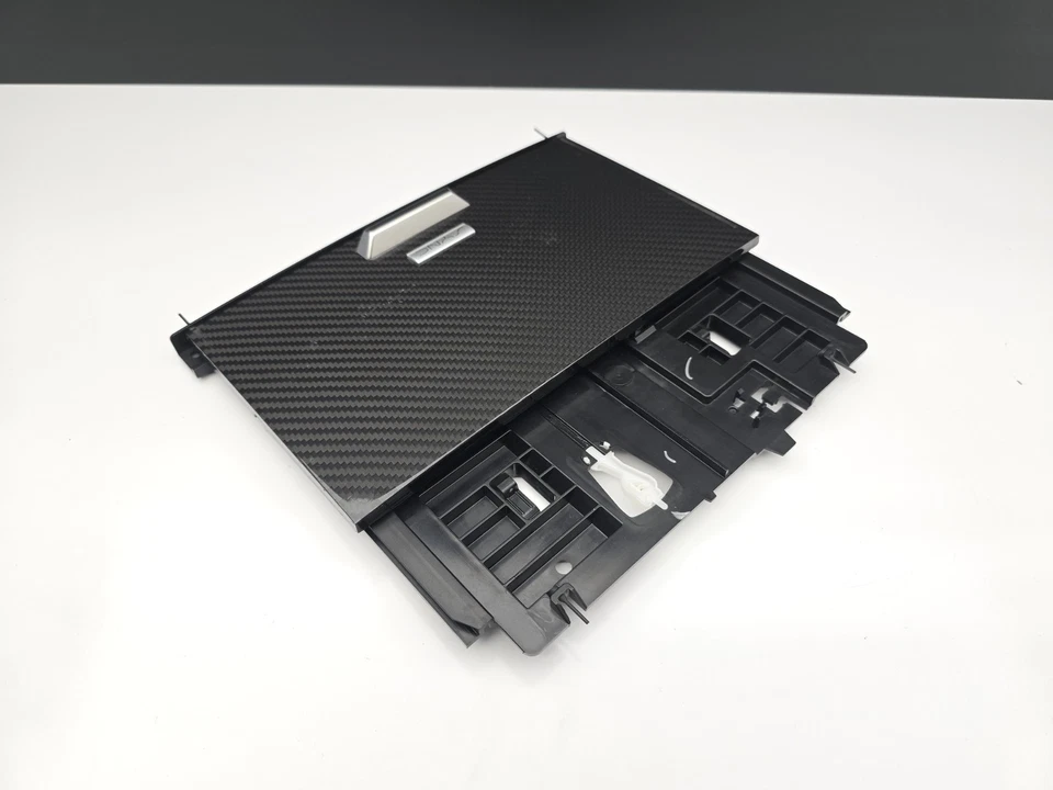 2017-2020 FORD F150 RAPTOR CENTER CONSOLE CARBON FIBER TRAY LID FL3B15045P77A - Image 3 of 4