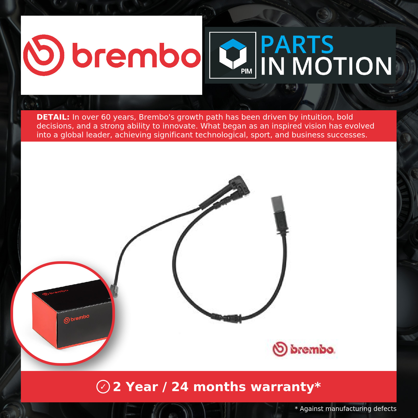 ✅Fits BREMBO HAMULCE A 00 509 BRAKE PAD WEAR INDICATOR FRONT LEFT 1- ⭐UK Seller⭐ - Image 11