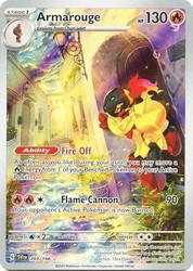 Armarouge 203/198 Scarlet & Violet Base Illustration Rare