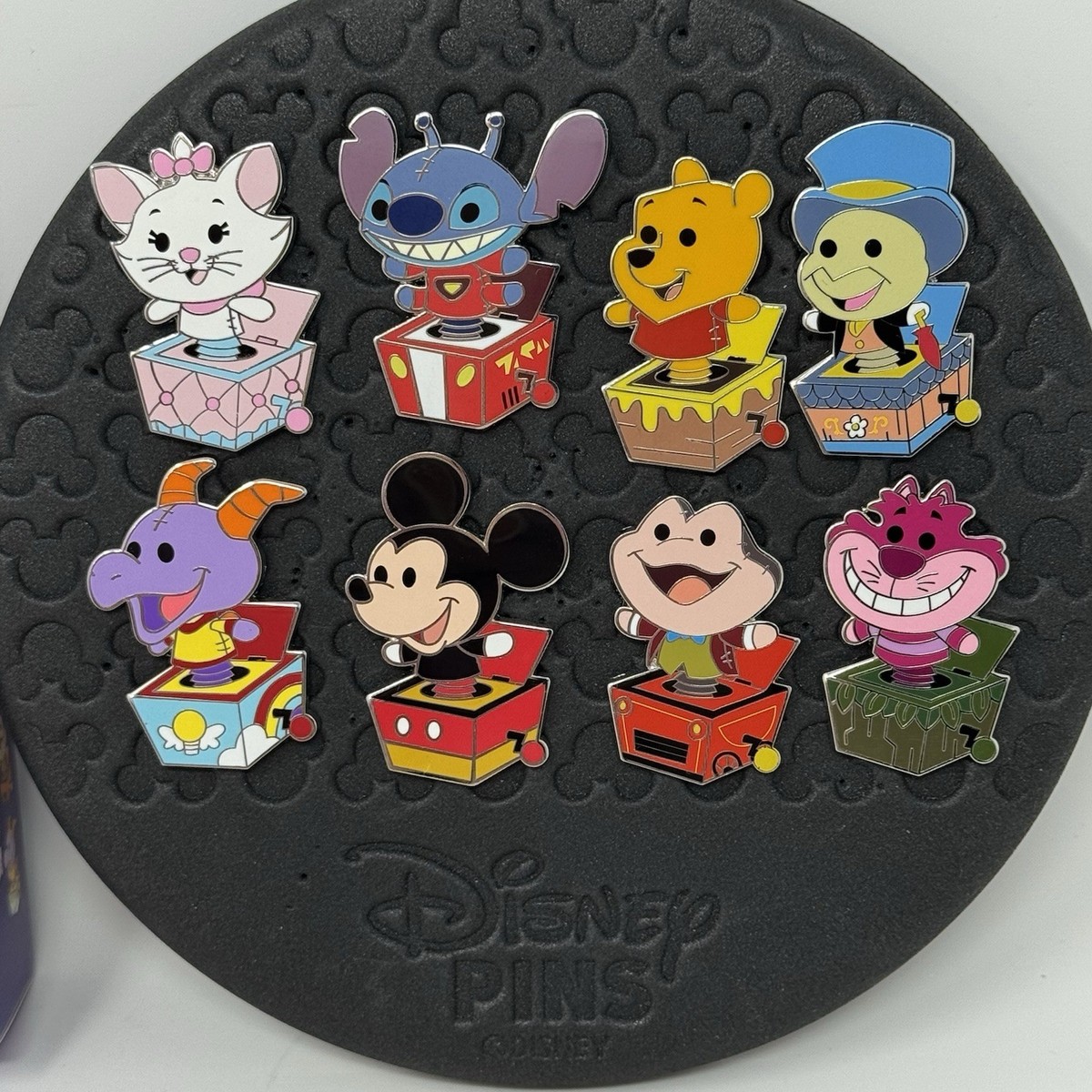 Disney Parks Toys In A Box Mystery Pin Complete Set Of 8 Pins NEW