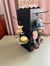 Rotating Peg Board Display Stand with EXTRA 36 Hooks (4’ ,10cm)