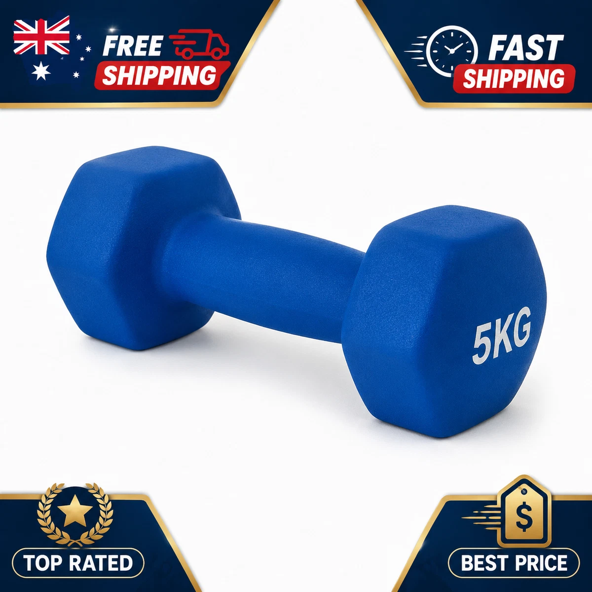 Anko Anti Slip Dumbbells Exercise Home Gym Weightlifting Dumbbell Yoga Fitness