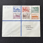 1943 Jersey Occupied Registered First Day Cover - Views 6 Stamps 1/2d To 3d