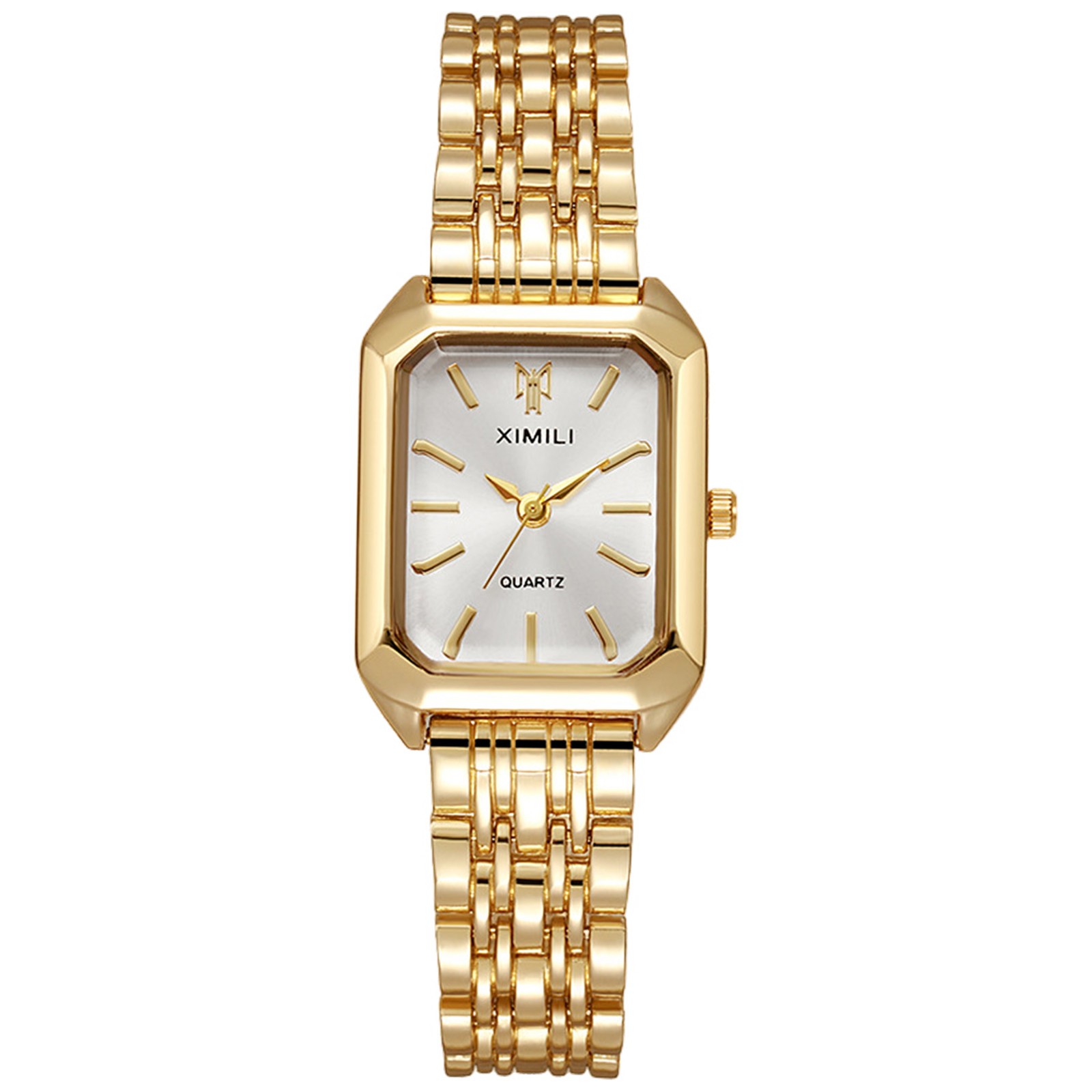 Women Fashion Quartz Wristwatch  Stainless Steel Ladies Business Watch Student