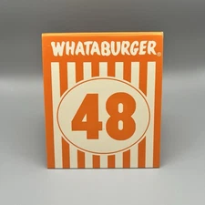 Whataburger Table Tent Number 48