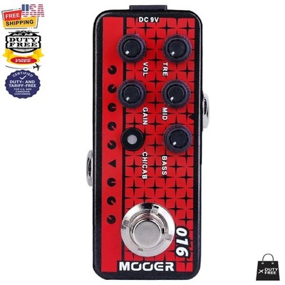 Mooer 016 Phoenix Micro Preamp Guitar Effects Pedal New