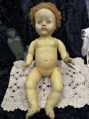 Antique Vintage Pedigree Baby Doll red head  - Image 1 of 3
