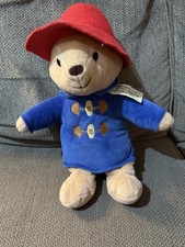 Kohls Cares Paddington Bear Plush Blue Coat Red Hat Stuffed Animal Toy 14"
