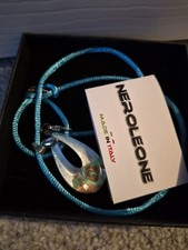 Murano Glass Necklace Blue