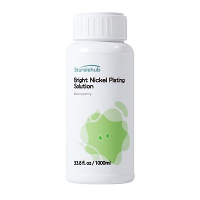 Bright Nickel Plating Solution, 1000ml, Electroplating Solution, Excellent Co...