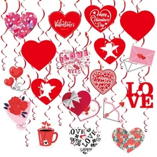 KatchOn, Valentines Day Hanging Swirls - Large, Pack of 30, No DIY | Valentin...