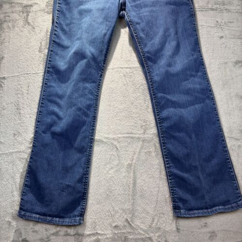 Jeans Wrangler donna Q bambino 11/12 34x27 "orlato" blu scuro denim - Foto 5 di 11