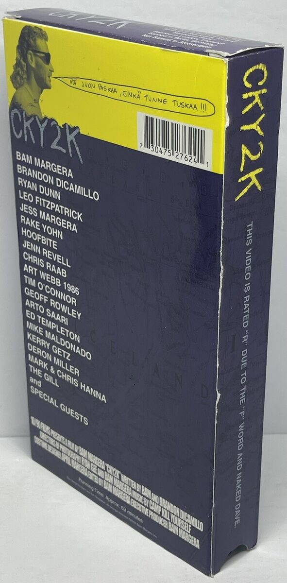 CKY 2K (2000, VHS, Bam Margera, Jackass, Ryan Dunn, Rake CKY 2K (2000, VHS, Bam Margera, Jackass, Ryan Dunn, Rake