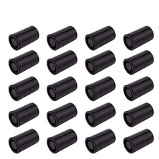 20 Pcs Black Plastic Film Canisters with Lids 35mm Caliber Empty Camera Reel Box