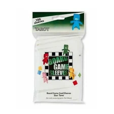 Dragon Shield Clear Front and Back Tarot Board Game 100 Sleeves 70 X 120 Mm