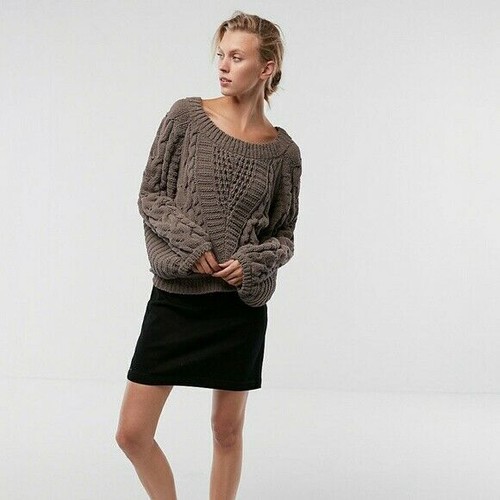 Pre-owned Express Cable Knit Chenille 