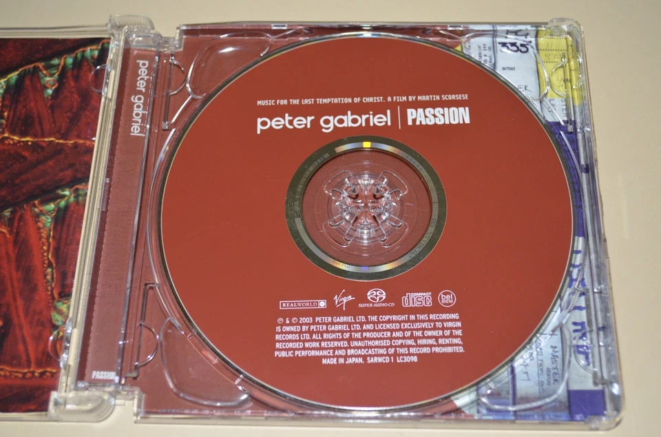 Peter Gabriel – Passion / Real World Records 2003 / EU / SACD Gold - Bild 2 von 3