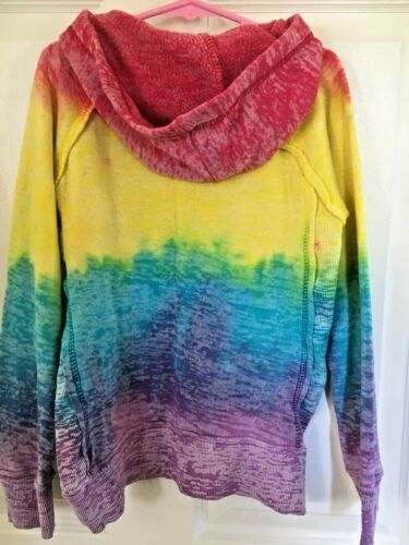Six Flags Great America Tie-Die Hoodie Sweat Shirt Kids / Girls size 10 - Picture 2 of 3