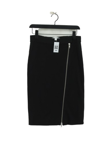 & Other Stories Women's Midi Skirt UK 10 Black Viscose
