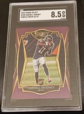 2020 Panini Select DARNELL MOONEY Purple Prizm /75 SGC 8.5 RC